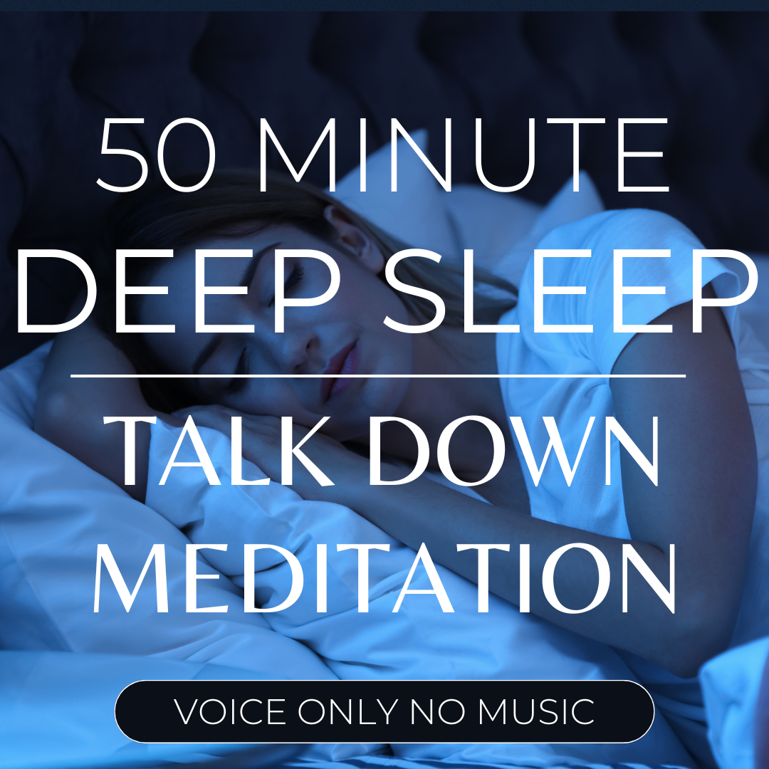 50 Minute Voice Only Sleep Talk Down Meditation