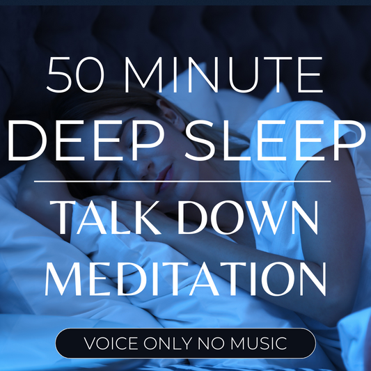 50 Minute Voice Only Sleep Talk Down Meditation