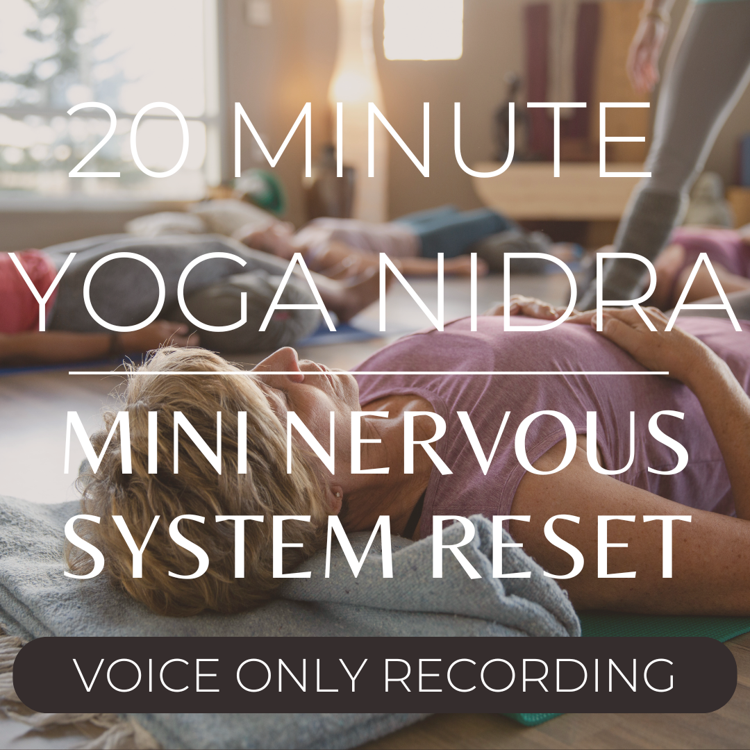 20 Minute Yoga Nidra to Feel Calm (Voice Only)